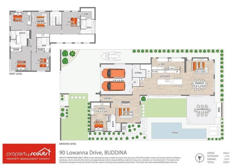 Beachside Buddina Luxury Family House 5 Bedrooms ภายนอก รูปภาพ